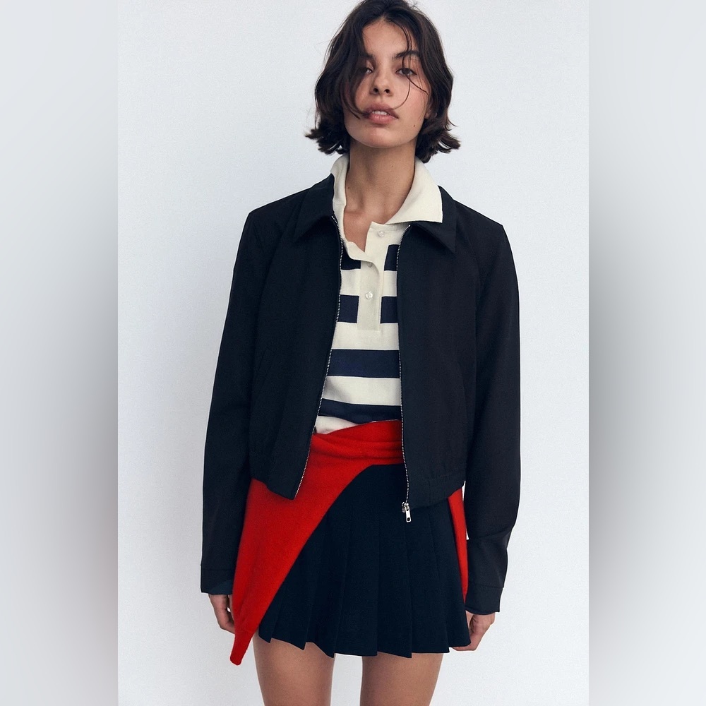 SHORT LAPEL COLLAR JACKET
